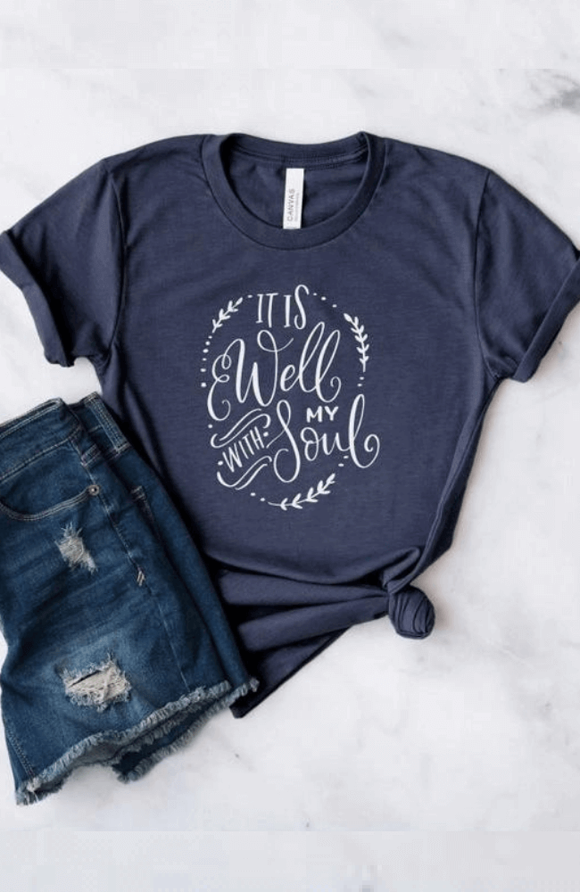 Beloved Womb It Is Well With My Soul Graphic T-Shirt